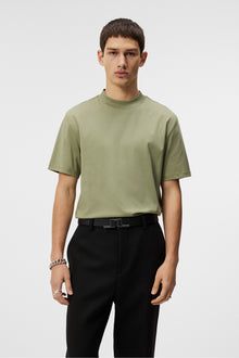Men | Ace Mock Neck T-Shirt | Oil Green
