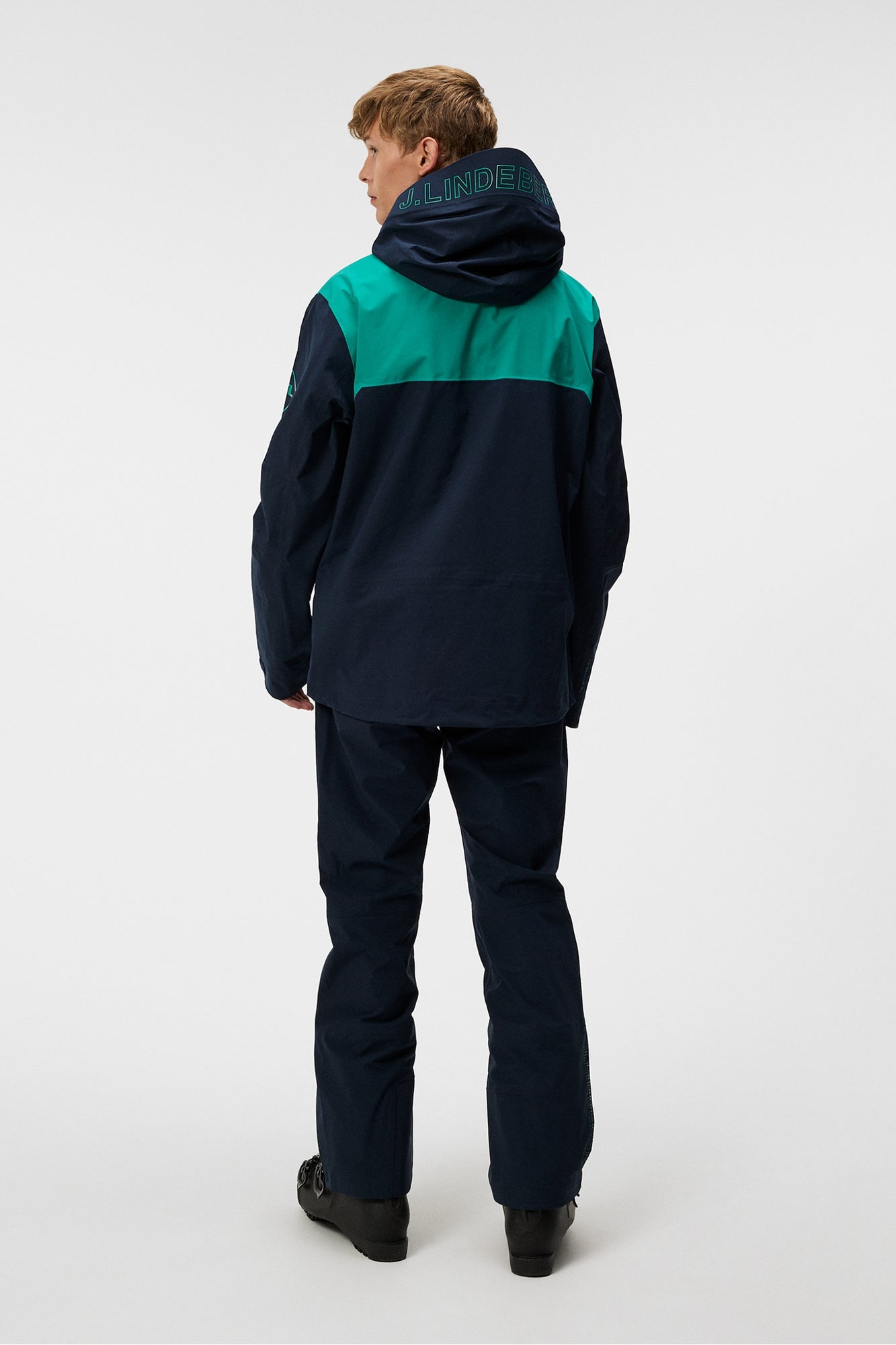 Men | Aerial Blocked Shell Jacket | JL Navy