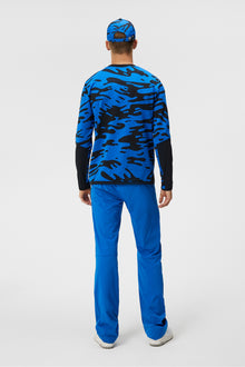 Men | Alonso Jacquard Creneck | Neptune Nautical Blue