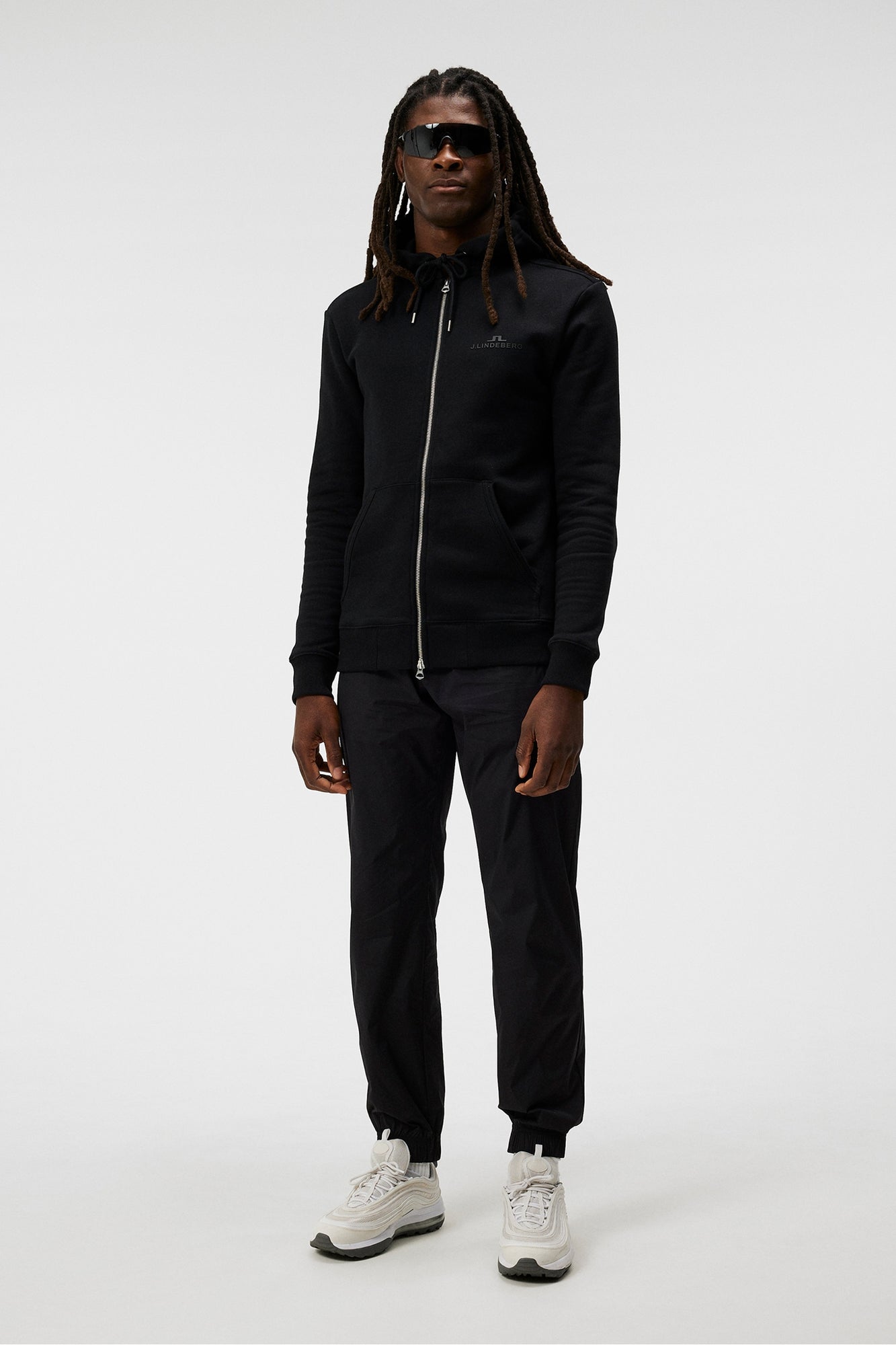 Men | Alpha Zip Hood | Black