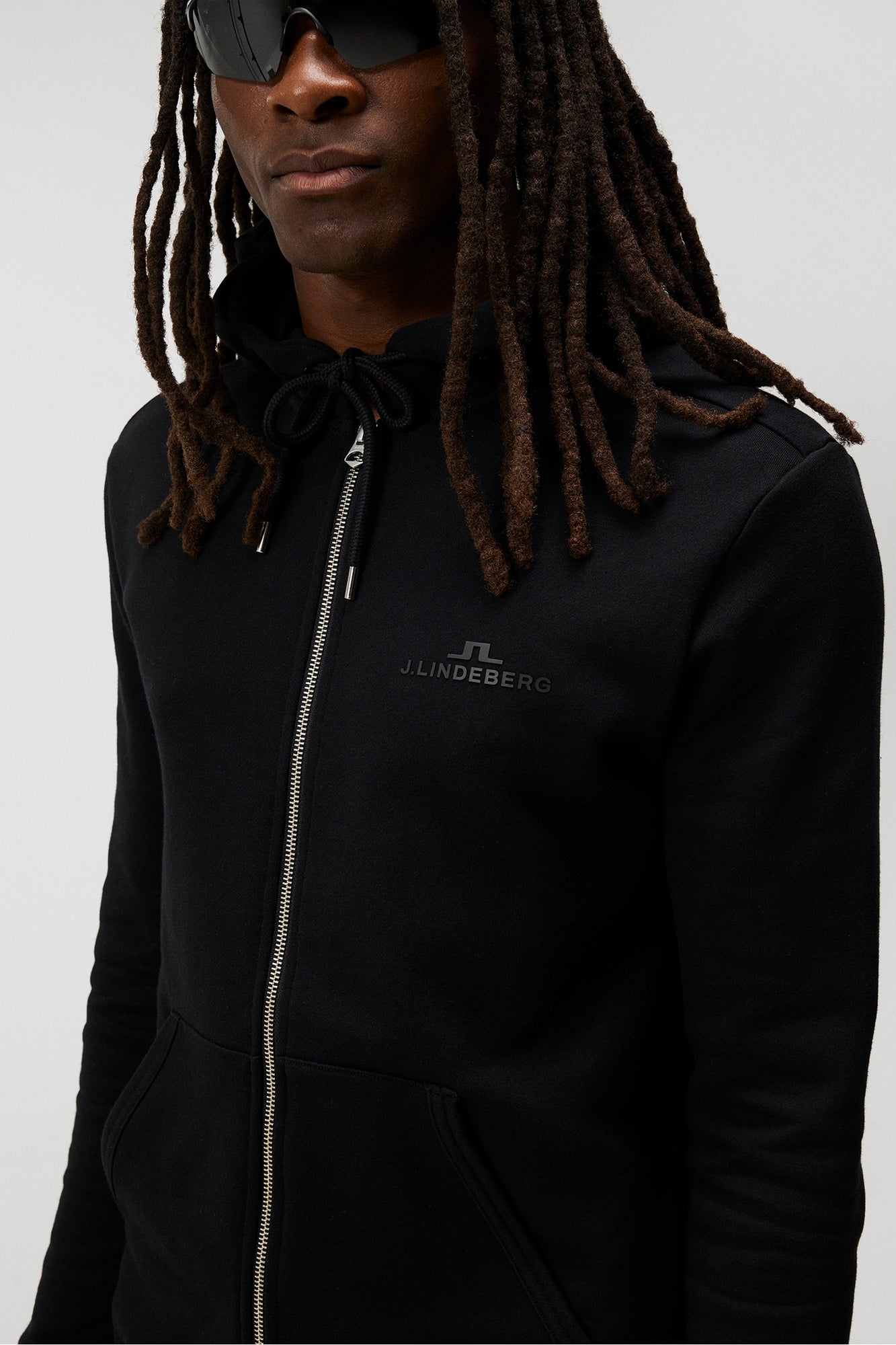 Men | Alpha Zip Hood | Black