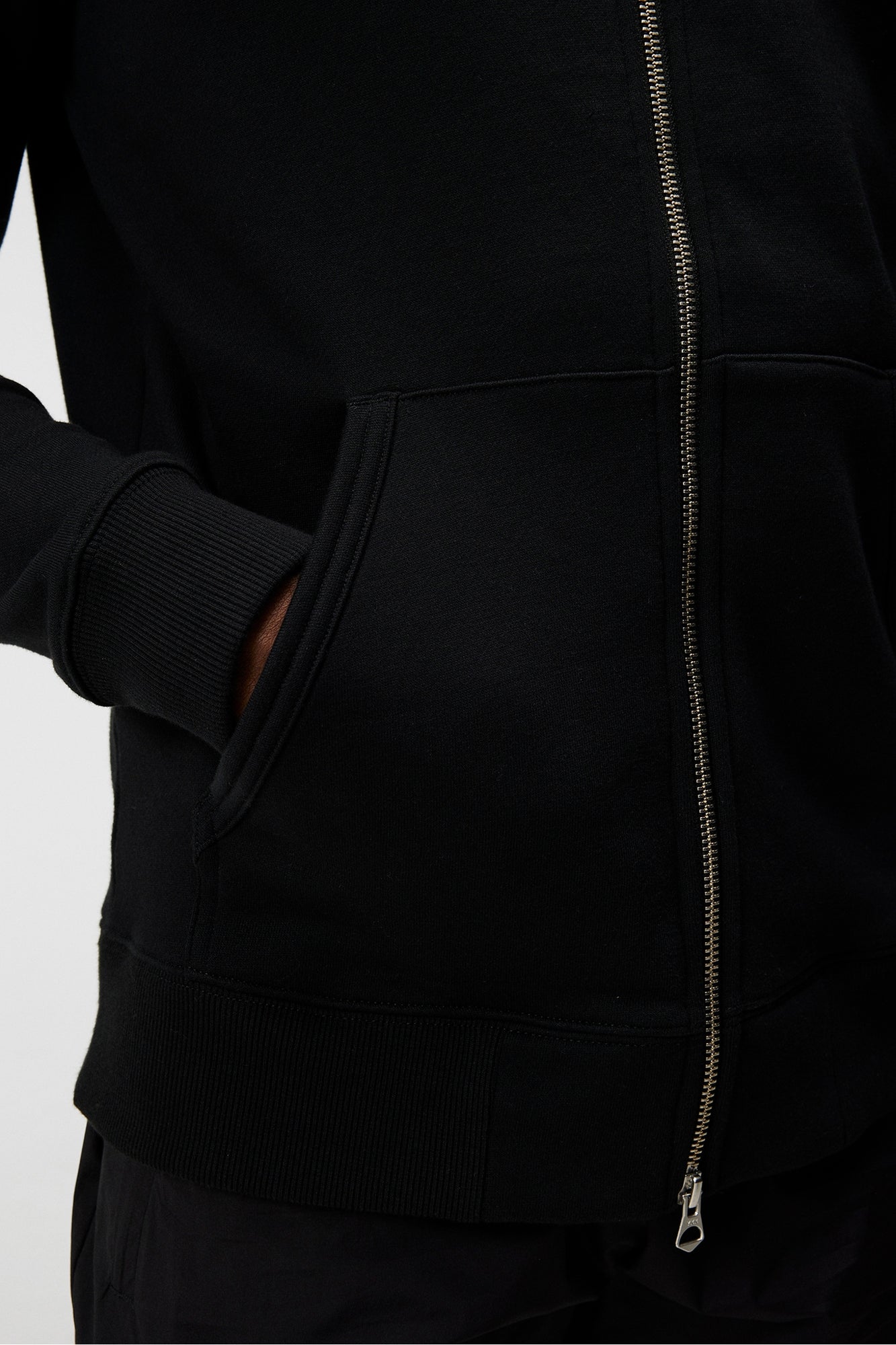 Men | Alpha Zip Hood | Black
