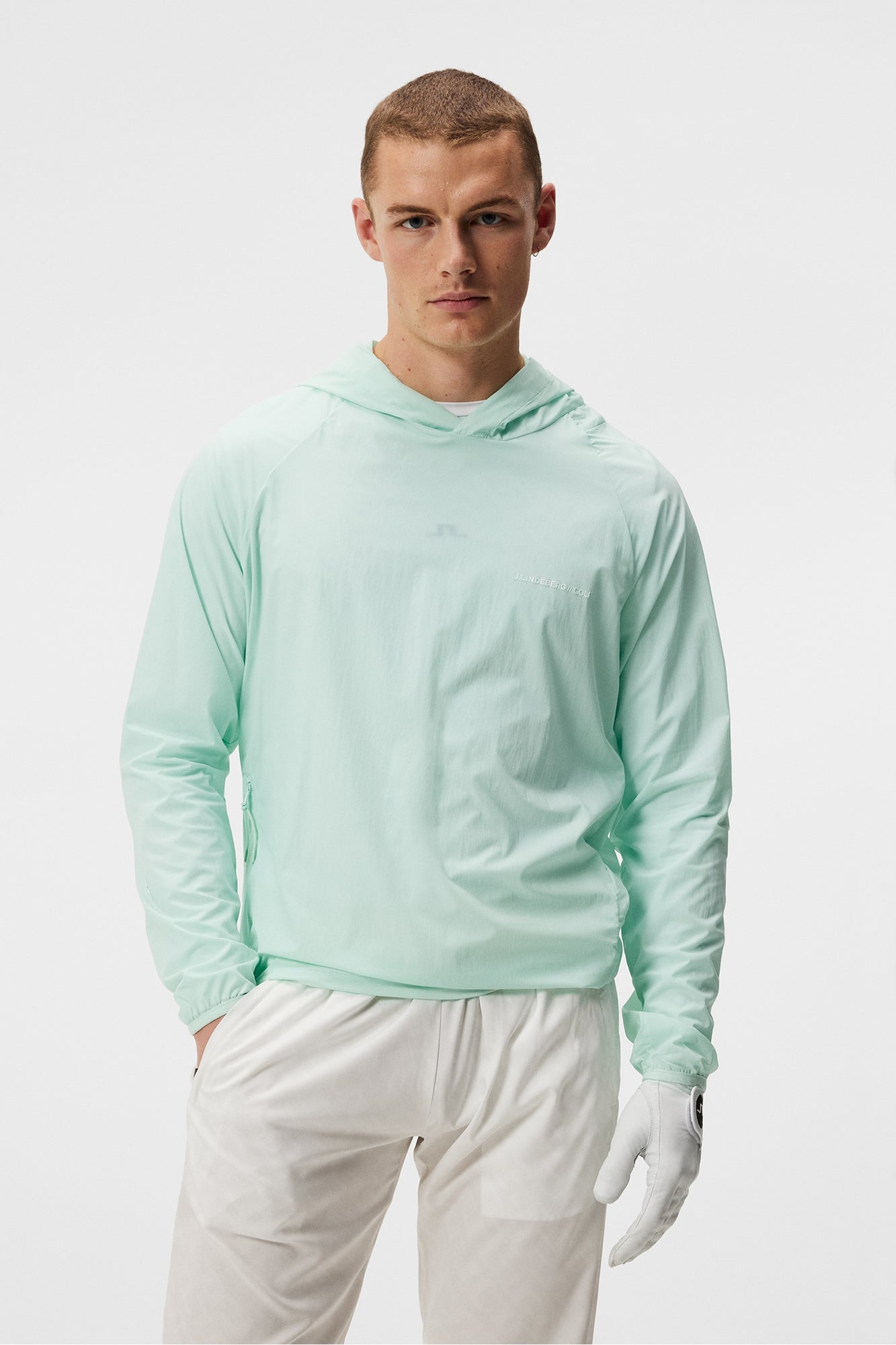 Men | Arron Stretch Wind Hoodie | Honeydew