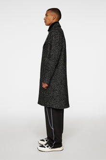 Men | August Wool Coat | Black