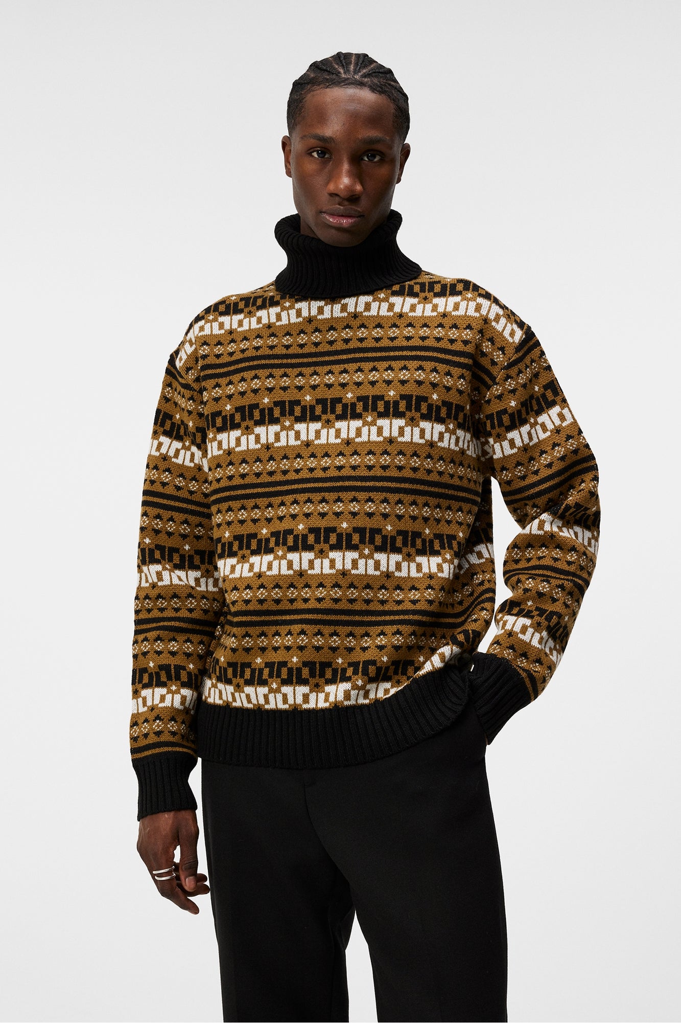 Men | Bearclaturtle Neck Sweater | Butternut