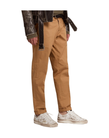 Men | Beige Cotton Chino Pants | Beige
