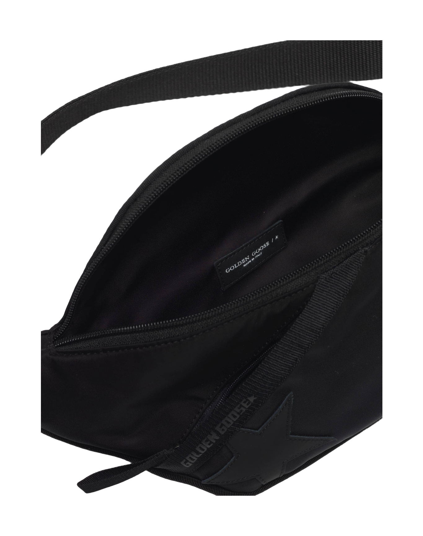 Men | Black Nylon Journey Belt Bag