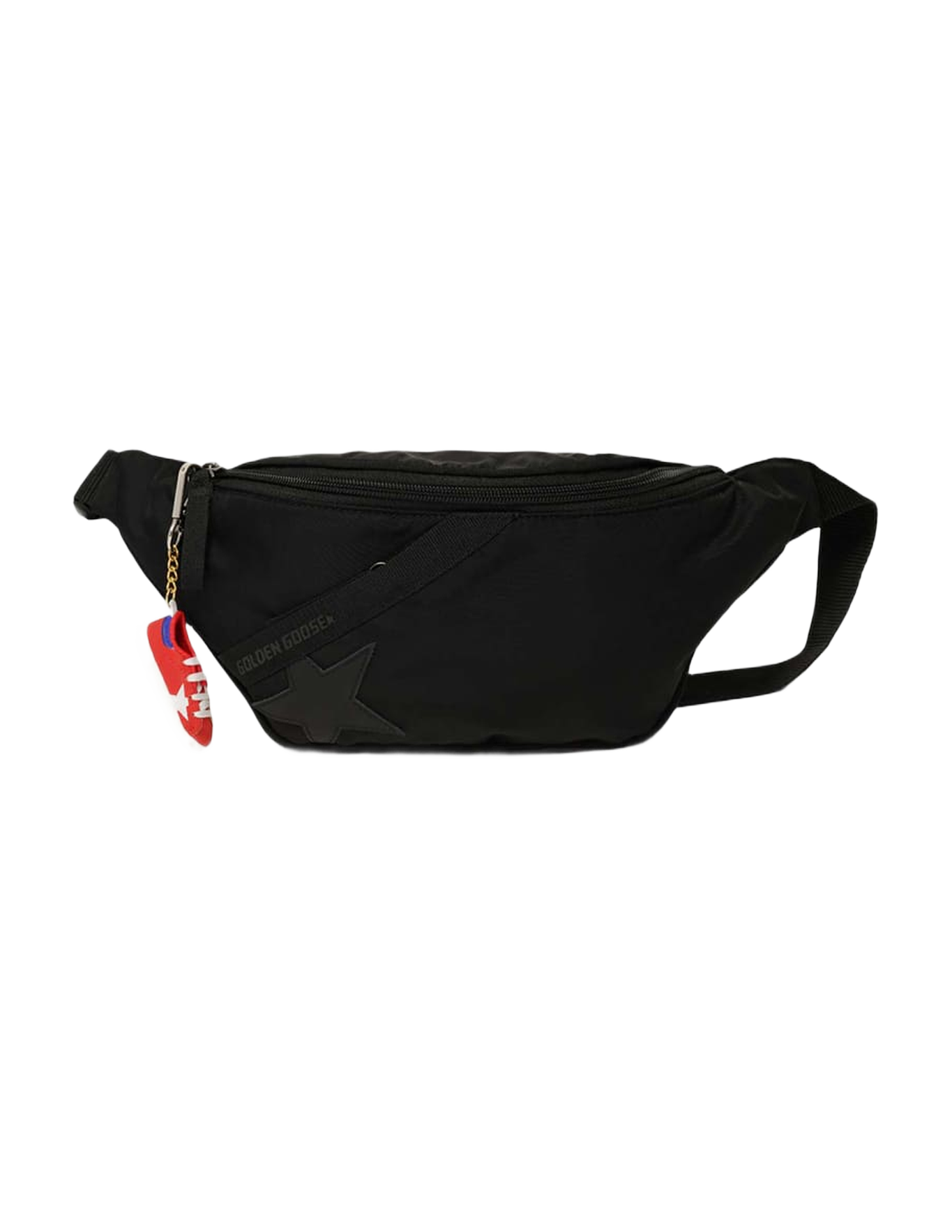 Men | Black Nylon Journey Belt Bag