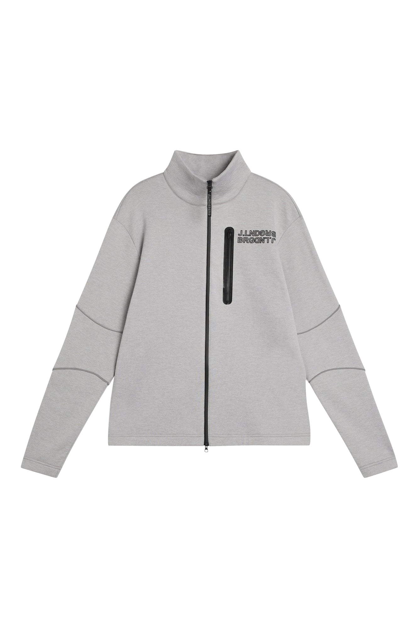 Men | Brush Full Zip Midlayer | Grey Melange