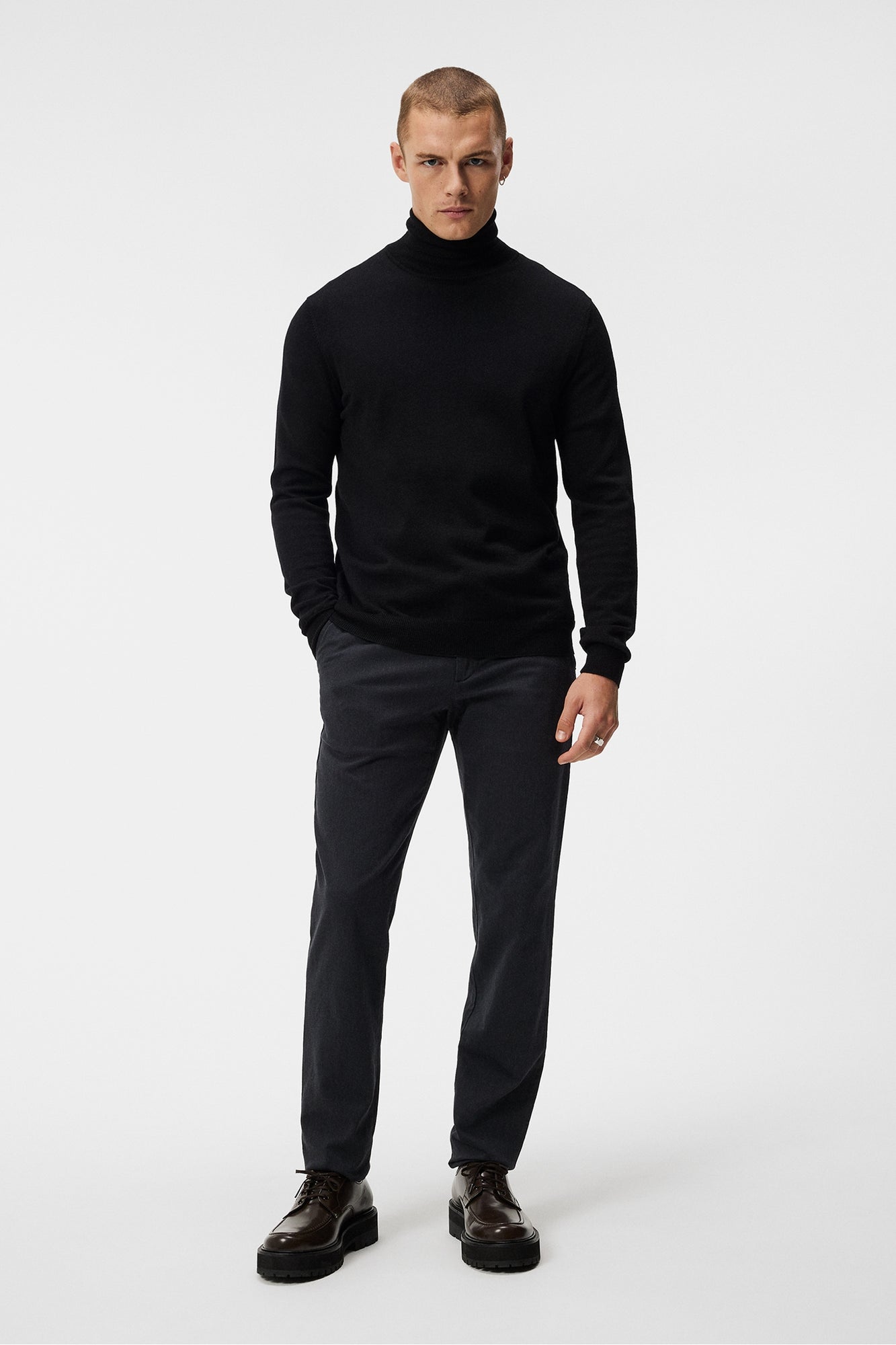 Men | Chaze Flannel Twill Pants | Dark Grey