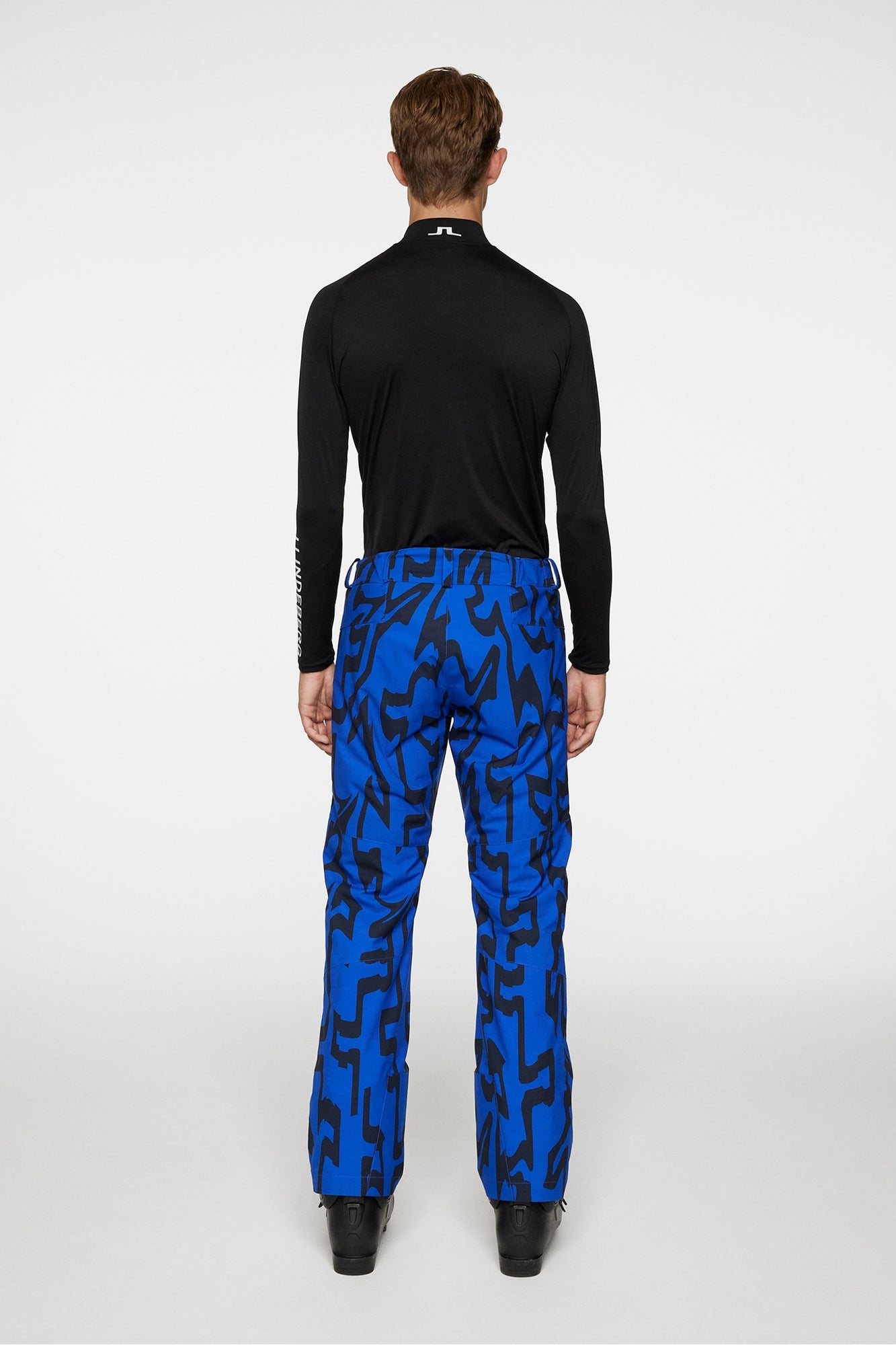 Men | Clarke Pant Printed | Glitch Bridge Blue