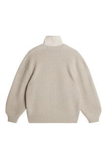 Men | Cole Hybrid Knit Quarter Zip | Moonbeam