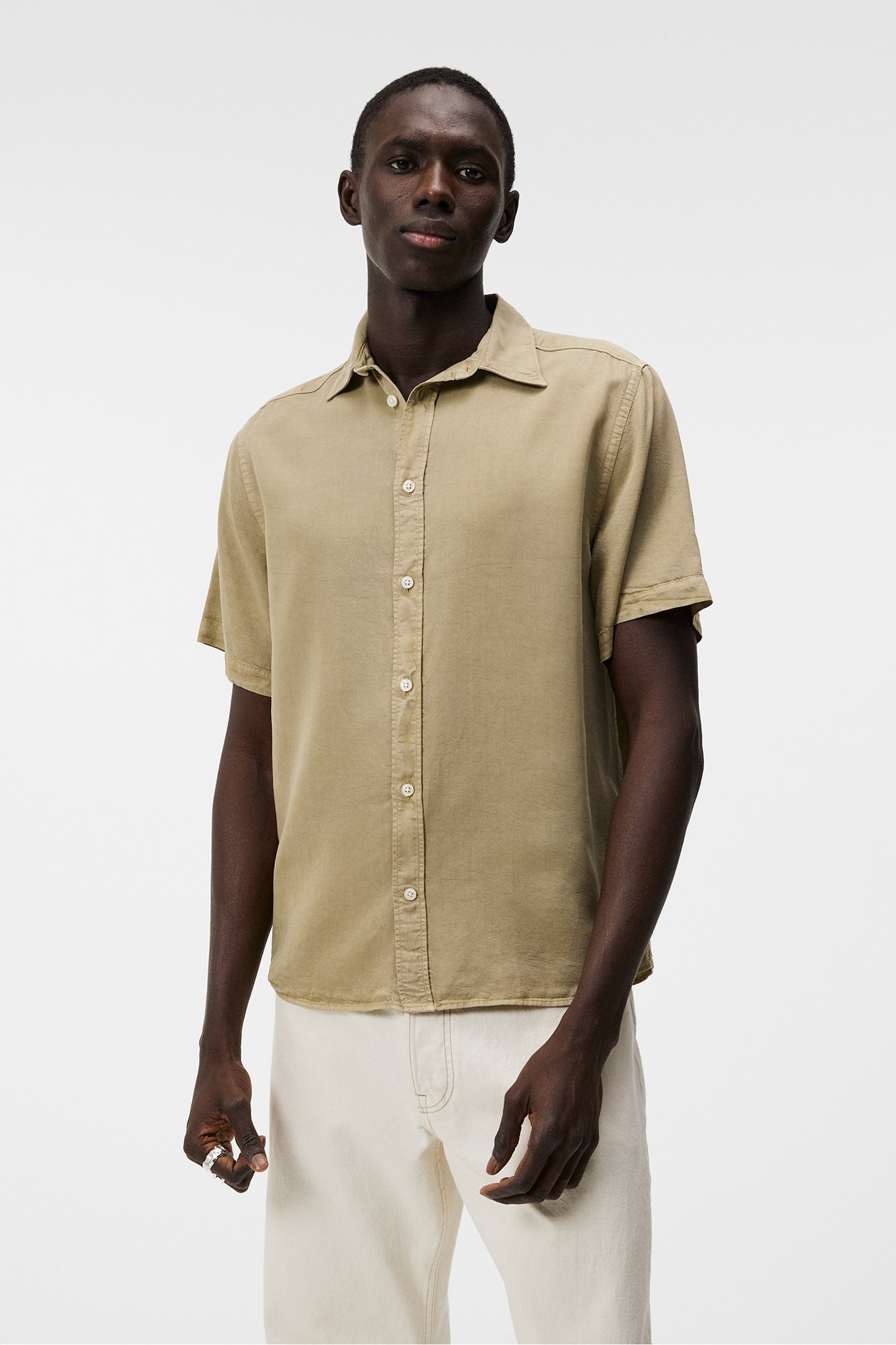 Men | Comfort Tencel SS Reg Shirt | Aloe