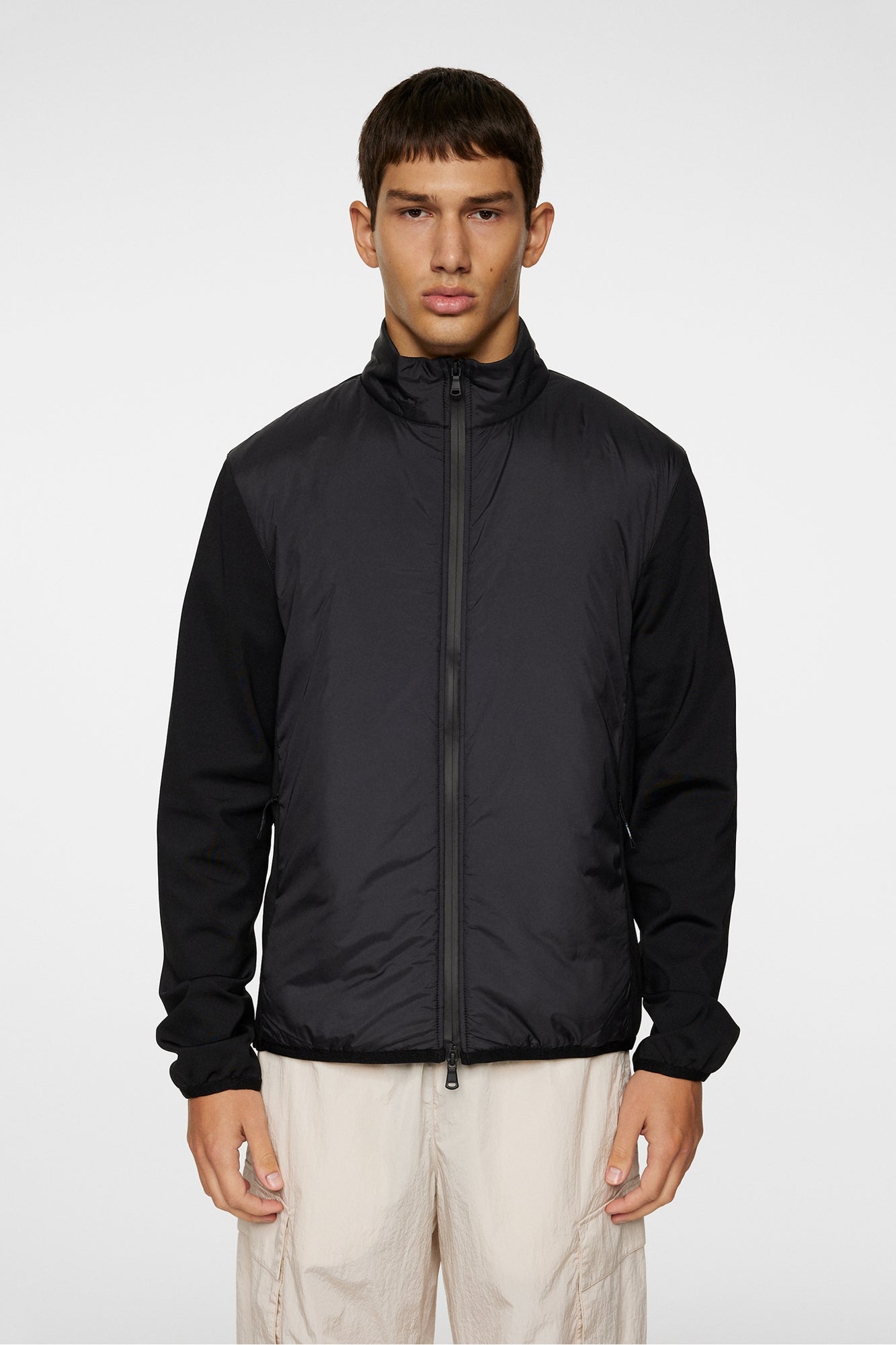 Men | Davida Hybrid Jacket | Black