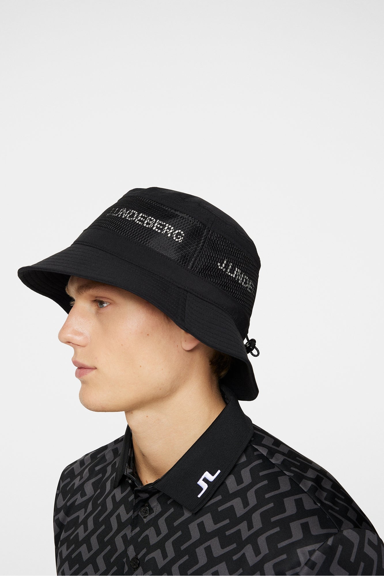 Men | Denver Stripe Bucket Hat | Black (V2)