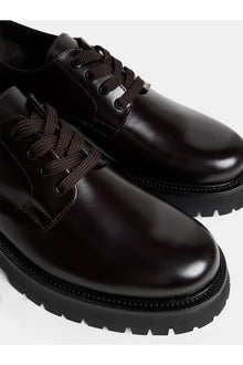 Men | Derby Leather Shoe | Delicioso