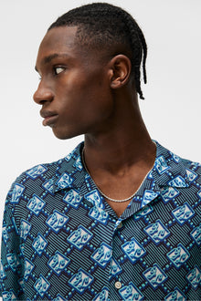 Men | Donso Diamond Boxy Shirt | JL Navy