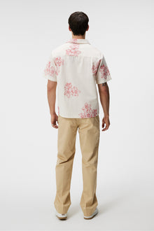 Men | Donso Fil Coupe Floral Shirt | Cloud White