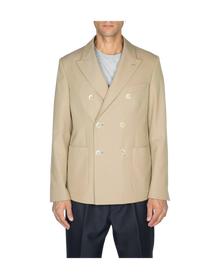 Men | Double Breasted Almond Blazer