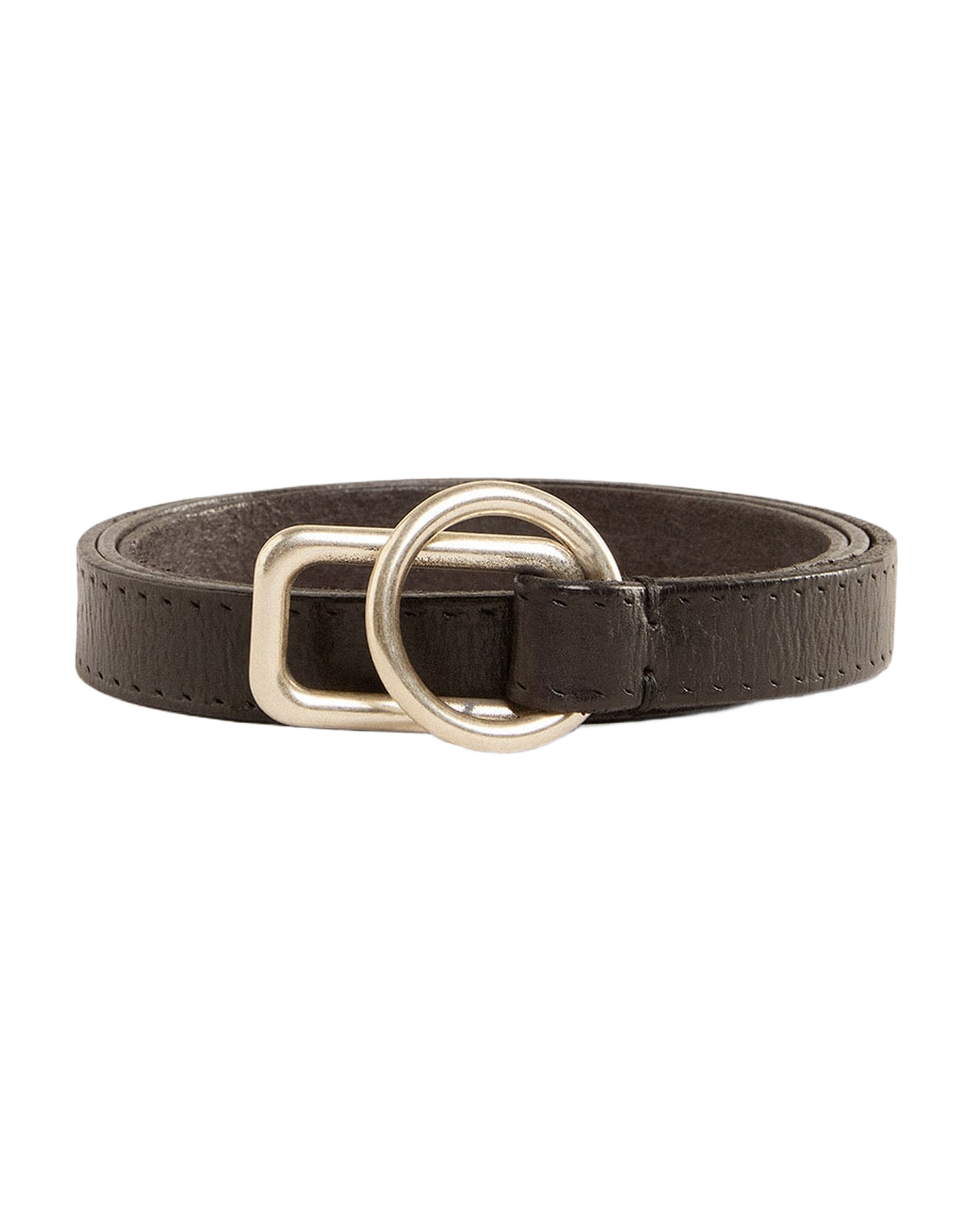 Men | Double Ring Belt Black