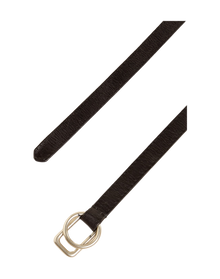 Men | Double Ring Belt Black