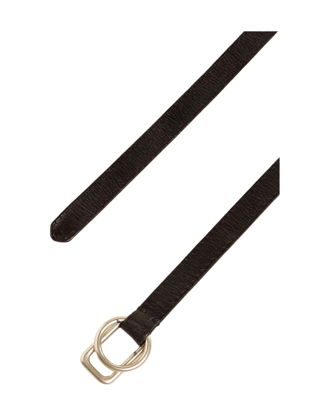 Men | Double Ring Belt Black