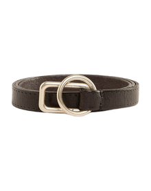 Men | Double Ring Belt Black
