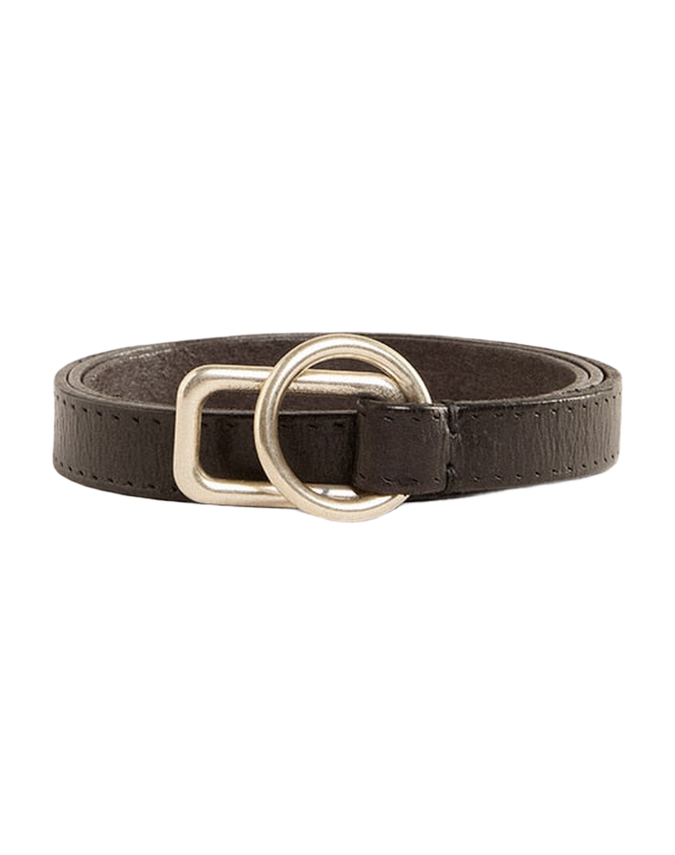 Men | Double Ring Belt Black
