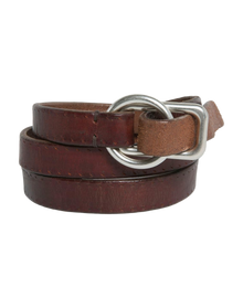 Men | Double Ring Belt with The A2 Burgundy