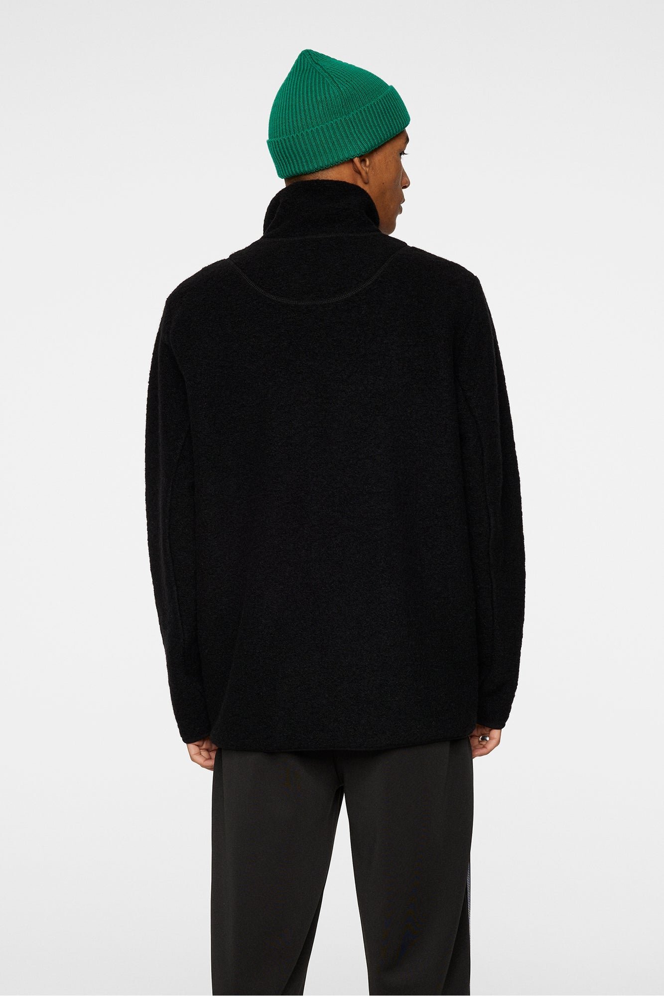 Men | Dustin Wool Fleece Jacket | Black