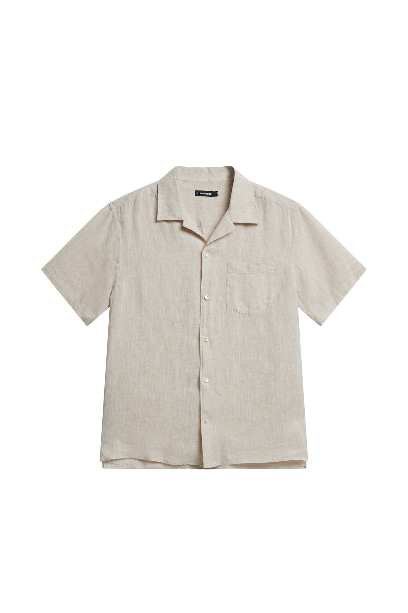 Men | Elio Linen Melange Shirt | Safari Beige