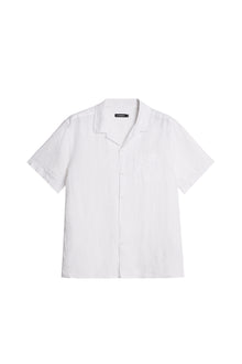 Men | Elio Linen Melange Shirt | White