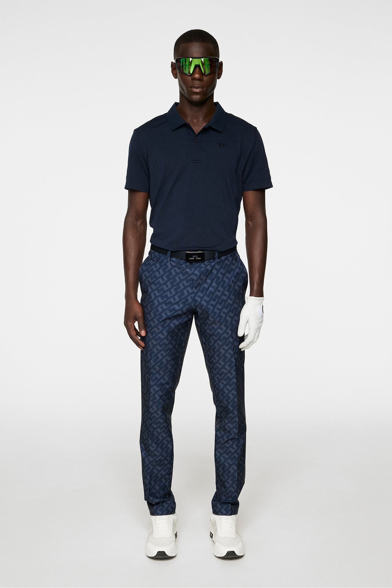 Men | Ellott Print Pant | Bias Bridge Navy