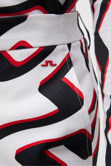 Men | Ellott Print Pant | Bridge Wave White