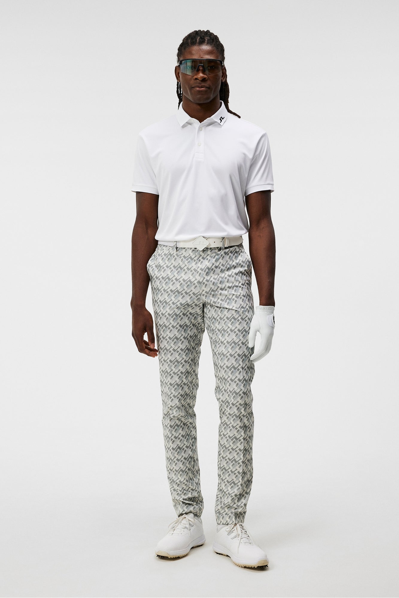 Men | Ellott Print Pant | JL Micro Bridge Grey