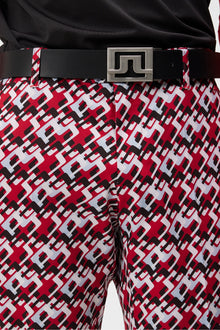 Men | Ellott Print Pant | Micro Bridge Cherry