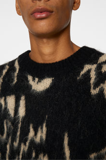 Men | Falkor Jacquard Knit Sweater | Black