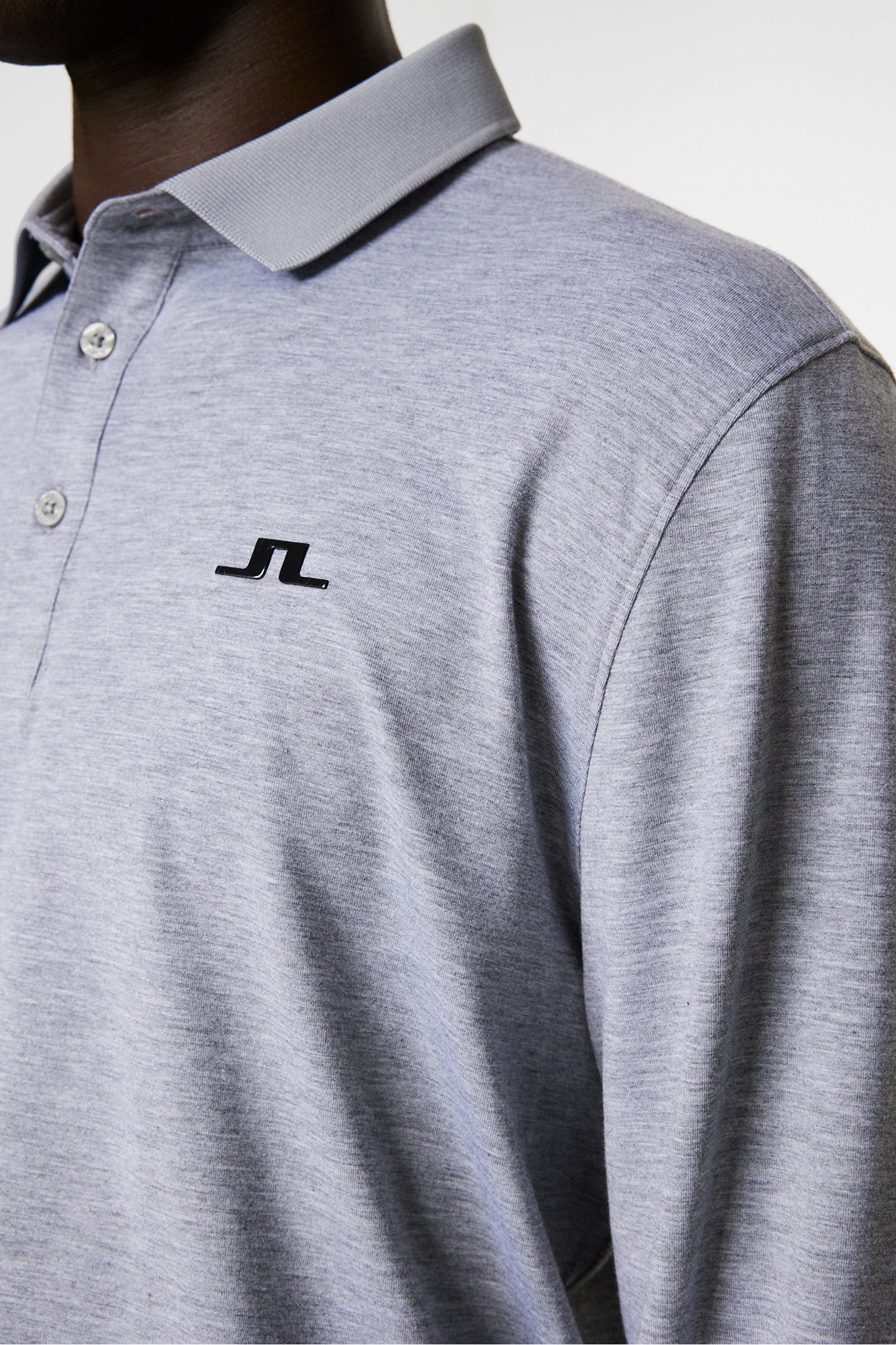Men | Florian Ls Polo | Mediu | Medium Grey Melange