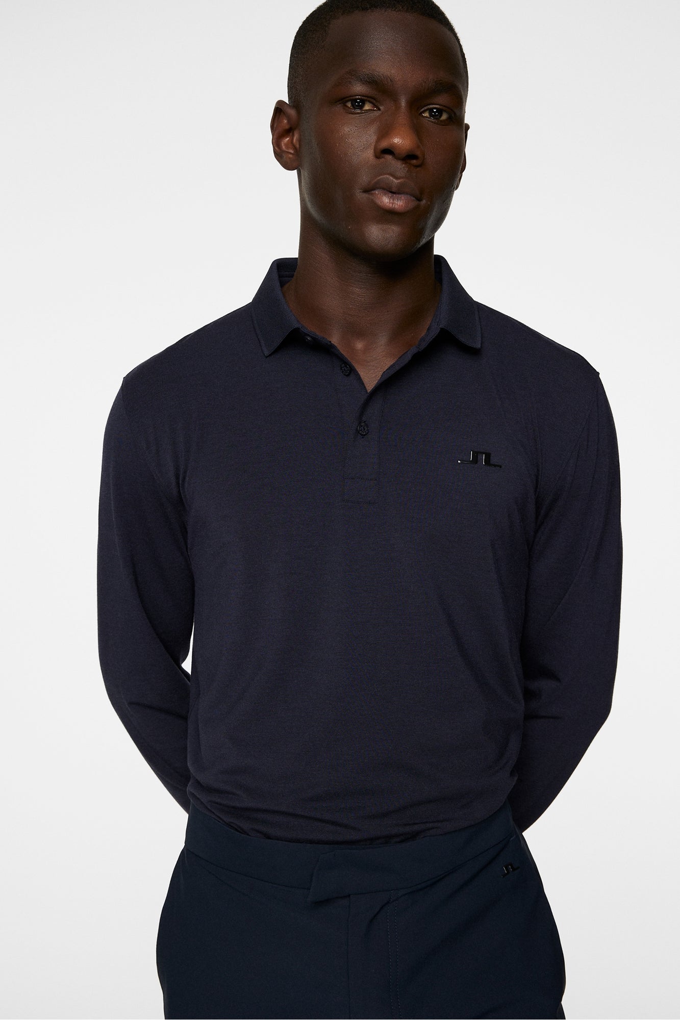 Men | Florian Ls Polo | Navy Melange