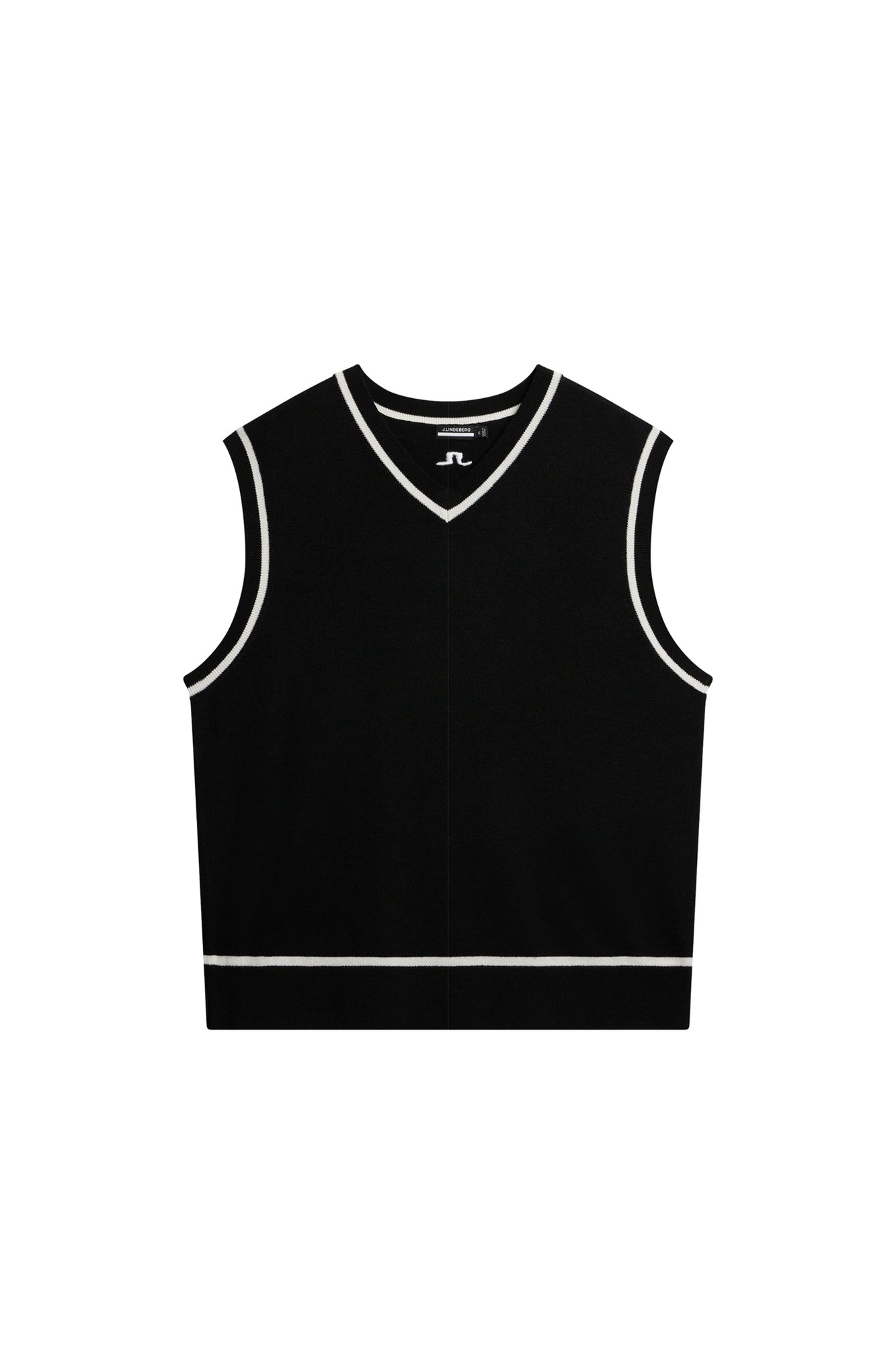 Men | Fraser Knitted Vest | Black