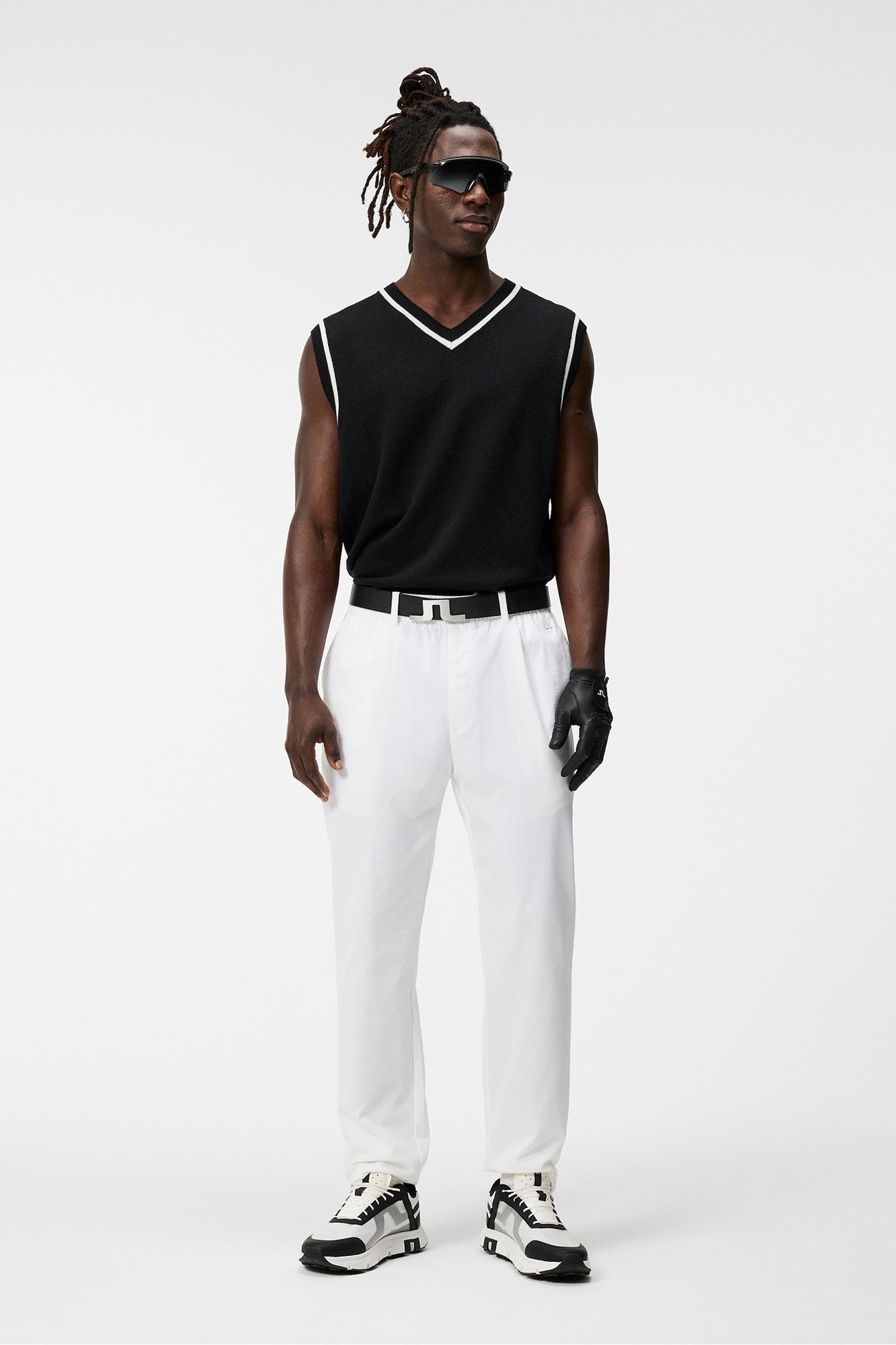 Men | Fraser Knitted Vest | Black