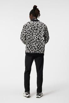 Men | Frederic Jacquard Cardigan | B | Bw Leopard