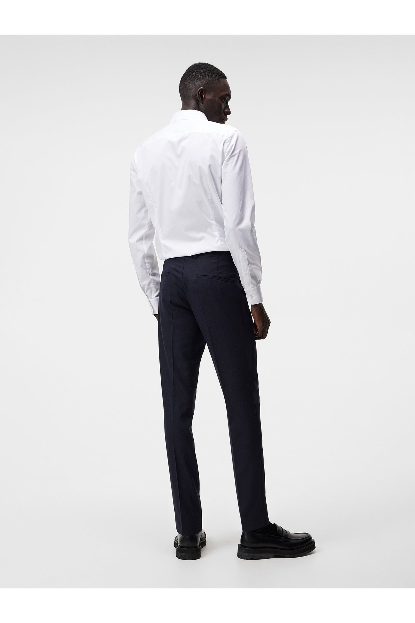 Men | Grant Active Hopsack Pants | JL Navy