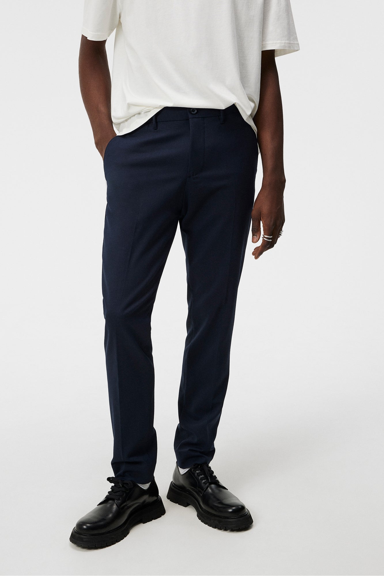 Men | Grant Stretch Twill Pants | JL Navy