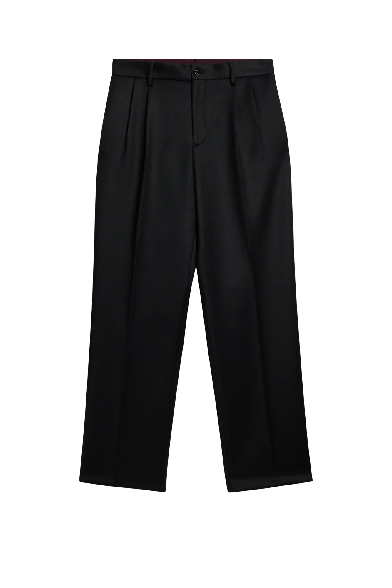 Men | Haij Double Pleat Pants | Black