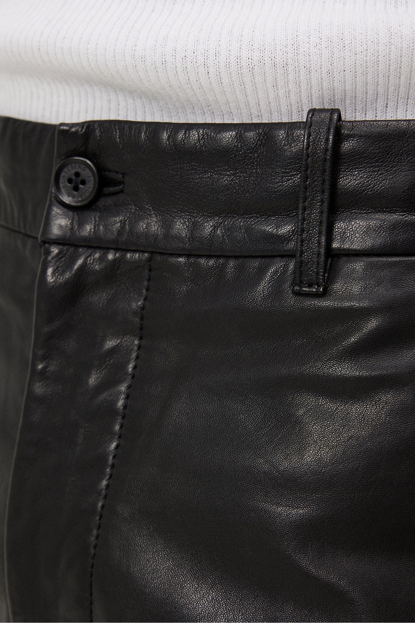 Men | Haij Leather Pants | Black