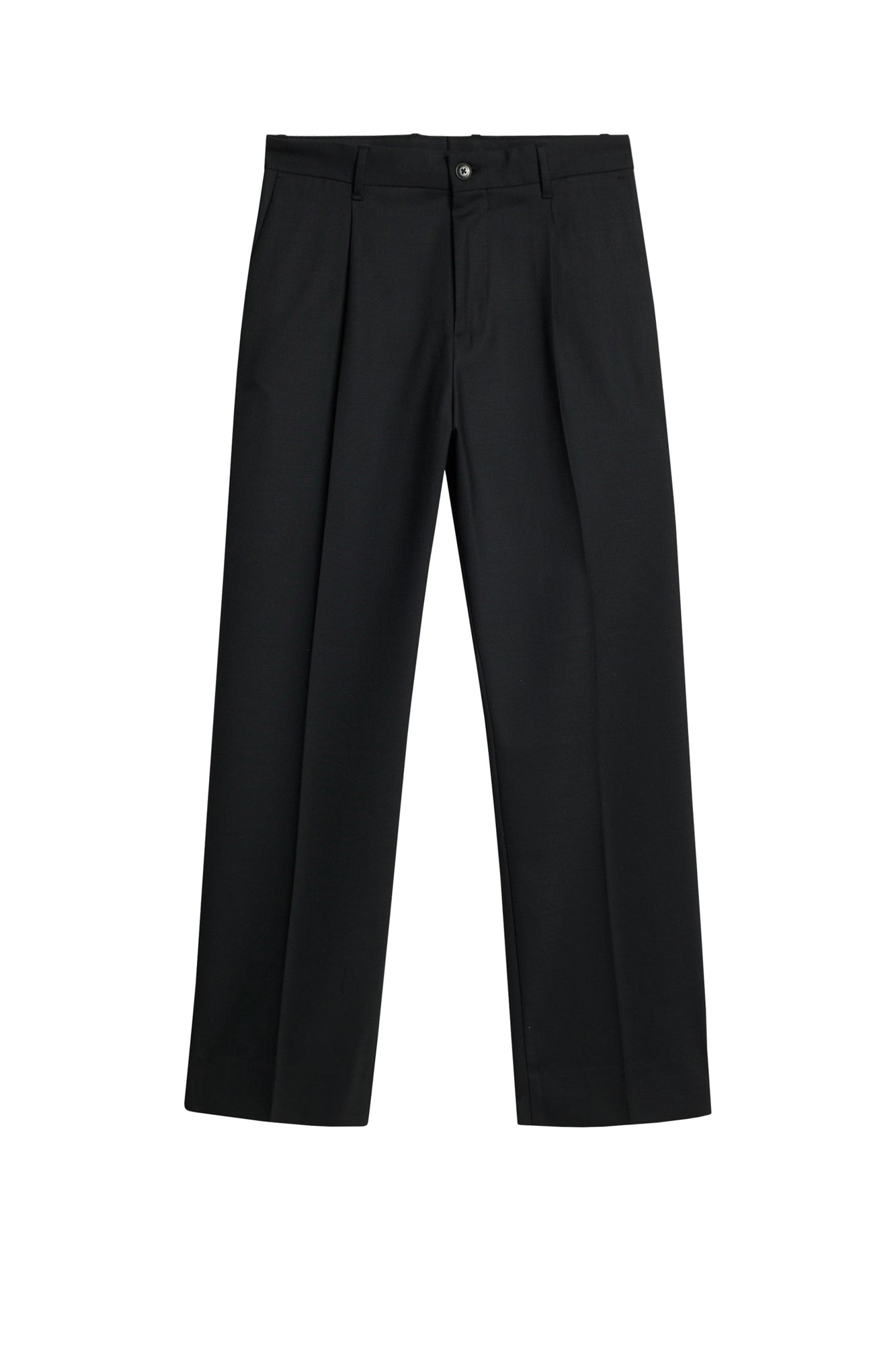 Men | Haij Pleated Twill Pants | Black