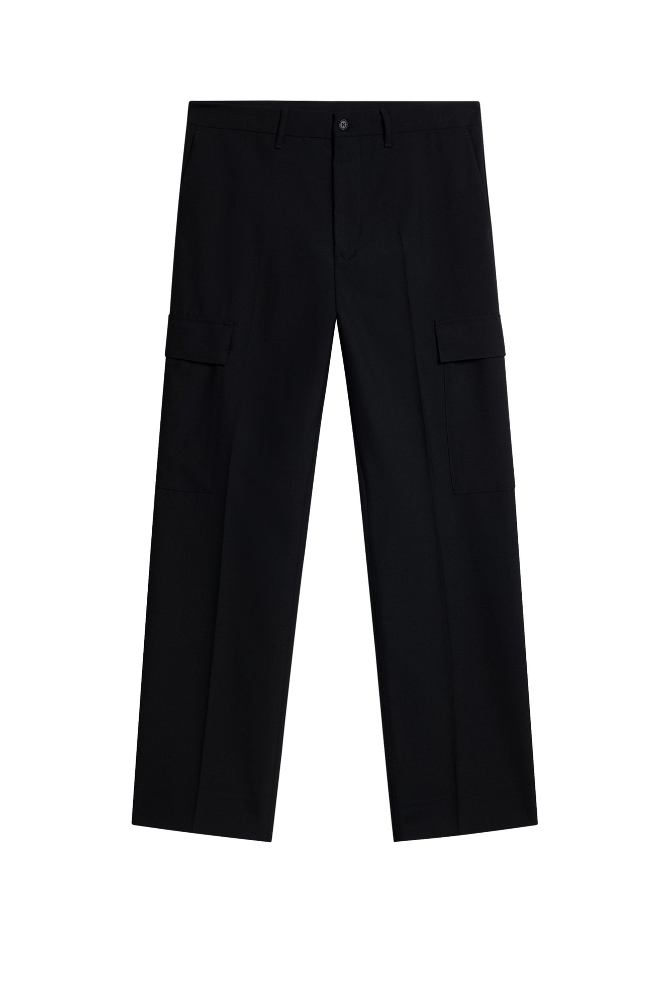 Men | Haij Wool Cargo Pants | Black
