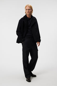 Men | Haij Wool Cargo Pants | Black