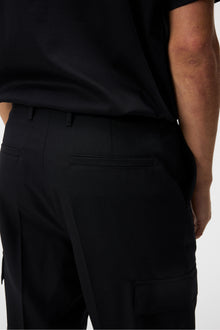 Men | Haij Wool Cargo Pants | Black